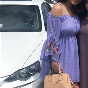 Off the shoulder dress